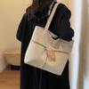 Stylish Large Capacity Women's Canvas Tote Bag Vintage Casual Shoulder Purse