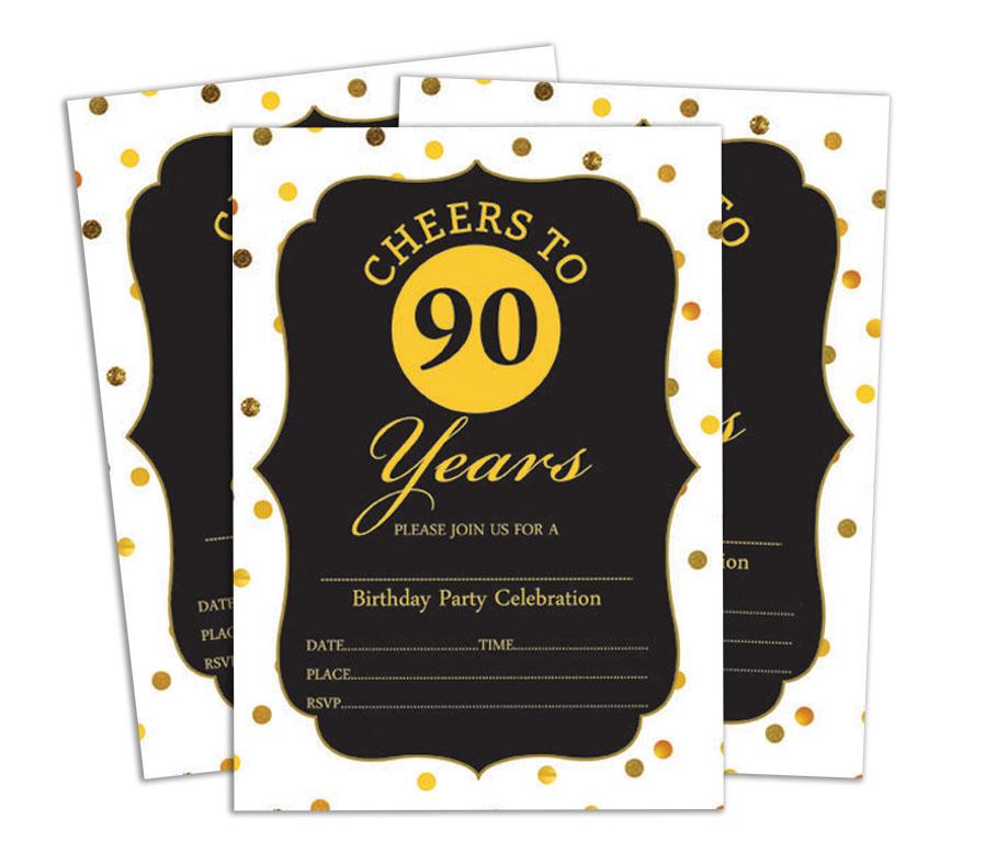 

Darling Souvenir Black Birthday Invitation Card 28 шт. Заполните или напишите пустые приглашения для печати Принадлежности для вечеринок 5x7 5 x 7 Inches чёрный