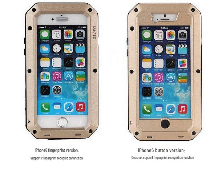Durable Metal Phone Case for iPhone 13/11, Samsung S20/Note20, Huawei P30 - Shockproof and Waterproof Protection
