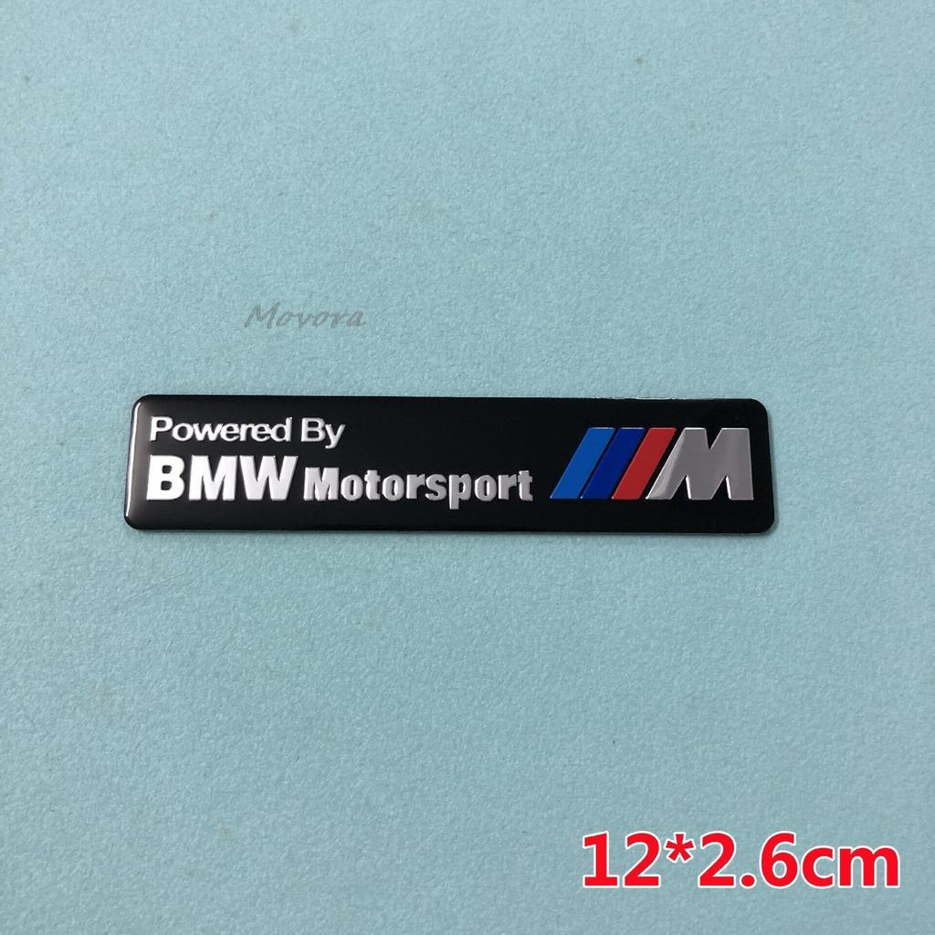 VYOJ1 New 3D Aluminum Car Styling Stickers Body Trunk Decoration For BMW M Power Performance E90 E91 E92 E93 X1 X3 X5 X6 M3 M5 F18 E63