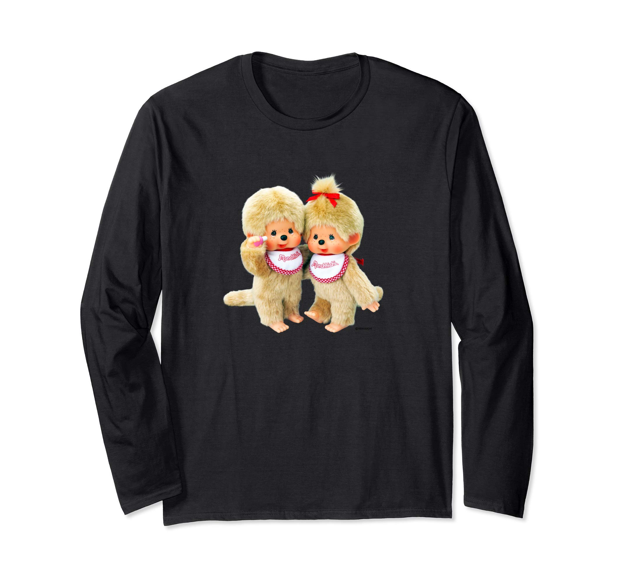 

Графическая футболка с длинным рукавом Monchhichi чёрный