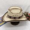 Spring And Summer Men'S And Women'S Western Denim Straw Straw Hat Shading Knight Hat Sun Hat