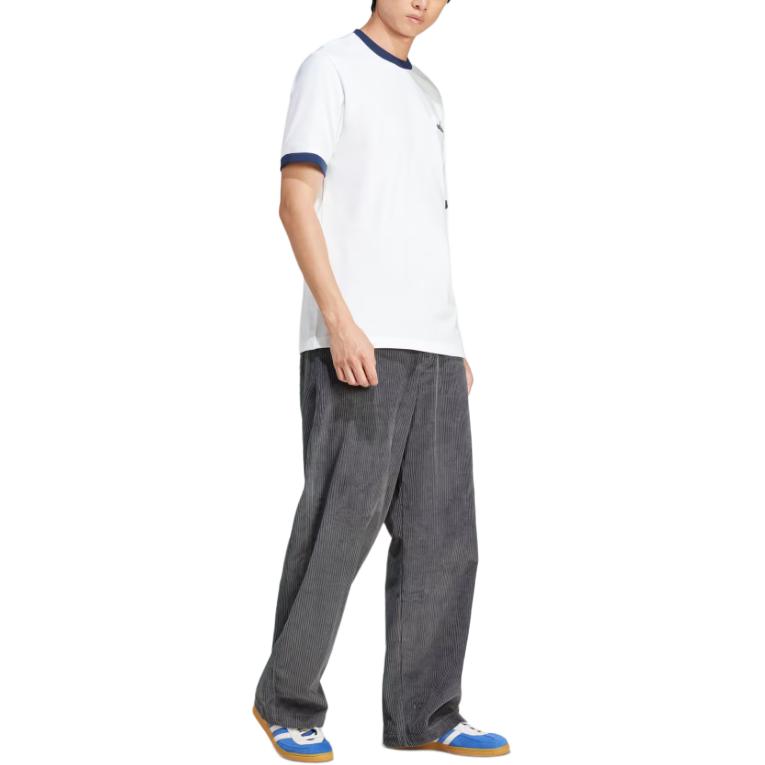 Adidas Originals SS25 Fashion Comfortable Versatile Short Sleeve T-Shirt Men Tops White JC8384