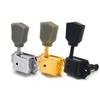 1:15 6 Vintage Jade Electric Guitar Tuning Pegs Semi-closed Acoustic Guitar Tuning Pegs Precise String Tuning; 8mm Hole Diameter
