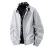 Mens Casual Windproof Long Sleeve Loose Fit Jacket