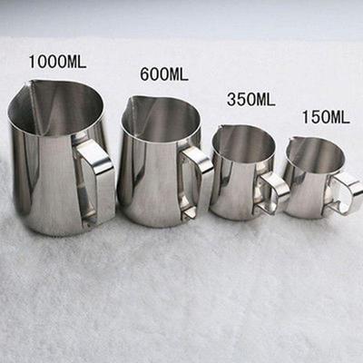 Stainless Steel Espresso Garland Printed Coffee Pitcher Frothing Jug