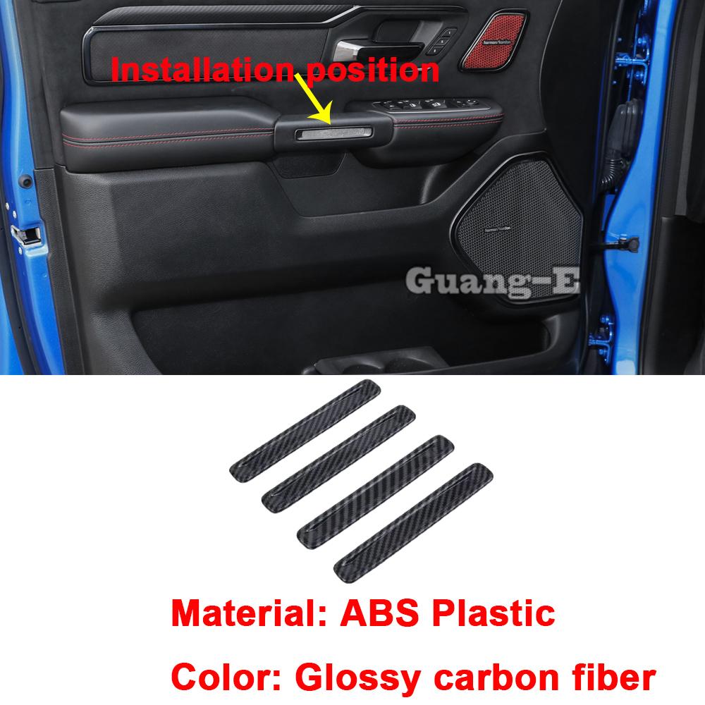 For Dodge Ram 1500 TRX   2024 ABS Steering Wheel Frame Dashboard Armrest Handle Panel Air Outlet Vent Trim Gear