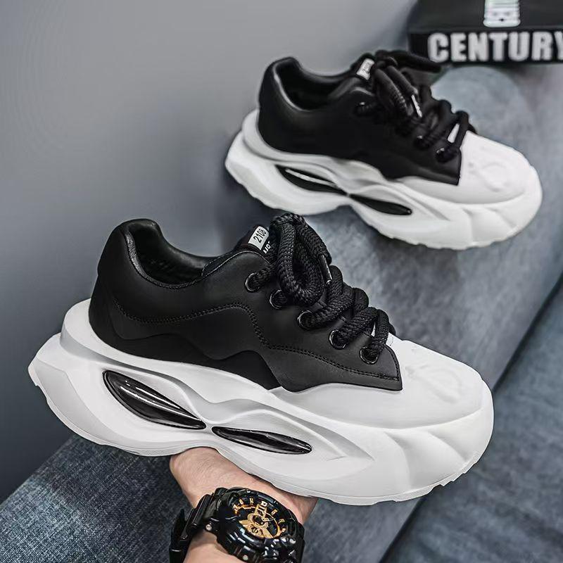 Men's 2025 Autumn Casual Height-Boosting Dad Sneakers with Thick Soles