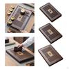 Bamboo , Drainage Type Plate, Tea Set Accessory, Serving Tray for Room