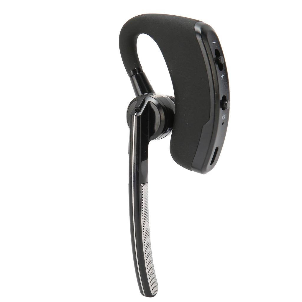 Bluetooth Earpiece Multifunction Noise Canceling Hands Free Call Built in Mic Single Ear Headset for Driving Business