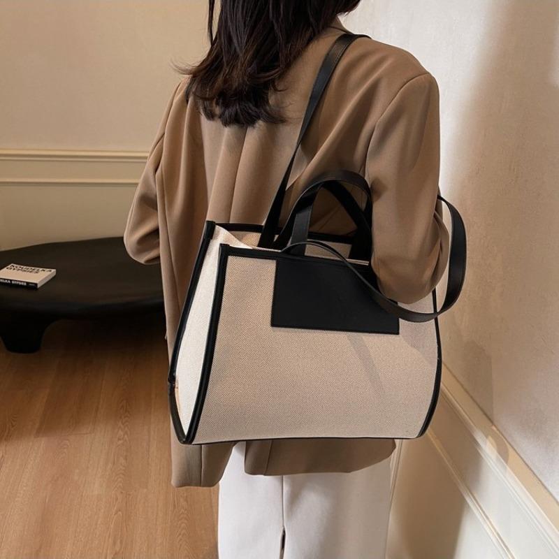 Premium Sense Large-capacity Bag Women's Autumn and Winter New Versatile Commuter Bag Simple Shoulder Tote Bag