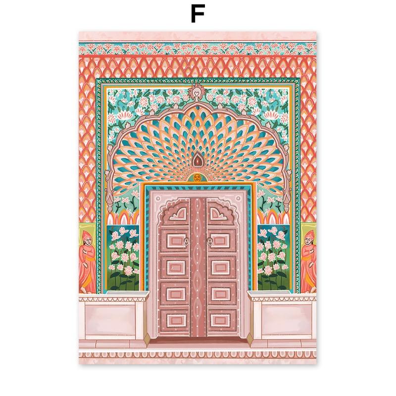 Santorini Zitronen Kaffeeblumen Abstrakte Landschaft Poster und Drucke Wandkunst Leinwandgemälde Bilder Für Wohnzimmer Heimdeko