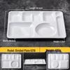 Hantun Melamine 3-Compartment Commercial Serving Tray