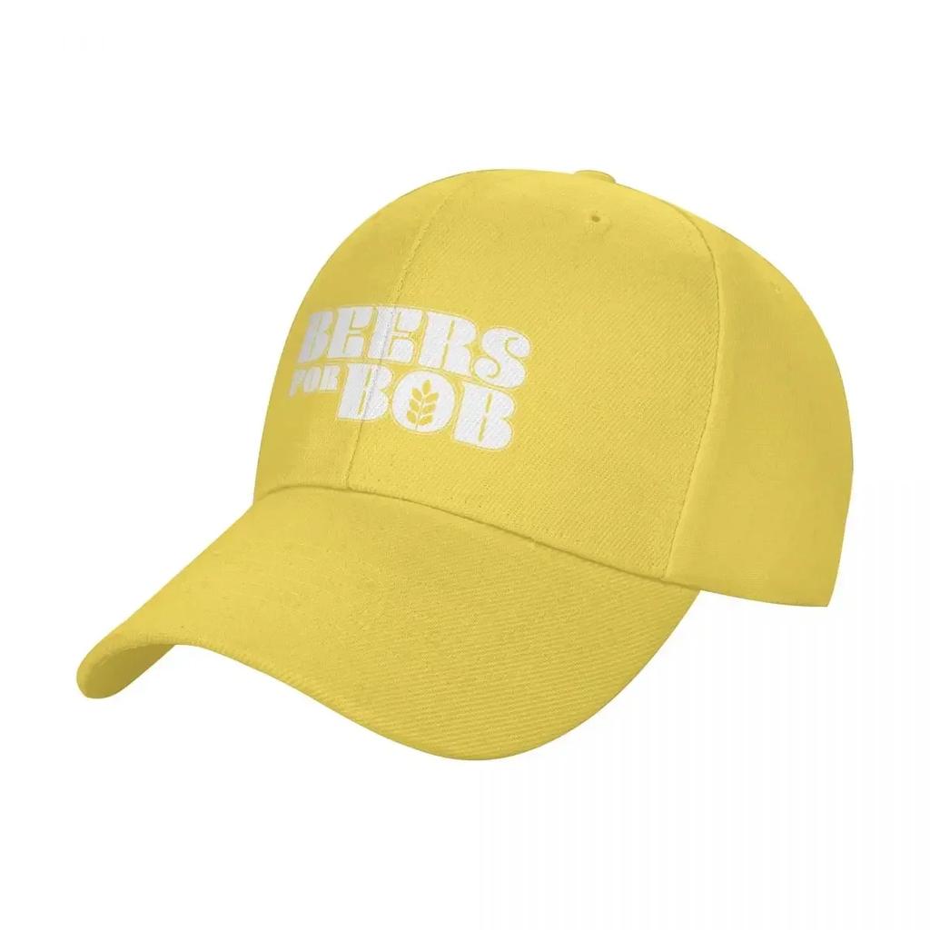 Beers for Bob White Logo Baseball Cap New Hat Snap Back Hat Luxury Unisex Hat Girl Unisexs