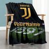Juventus Personalized Name Blanket Multi-purpose Personalized Blanket Comfortable Throw For Livingroom Nap Chair Sofa for All Occasions
