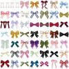 Colorful Bow Stickers Removable Aesthetic DIY Decals for Scrapbooking Phone Luggage Skateboard Glossy Waterproof Skin Safe Decor