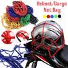 Motorcycle Helmet Net Mesh Web Cargo Luggage Net Elastic Bungee Cord Bike Moto Accessories Hold Down Fuel Tank String Bag