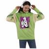 Jujutsu Kaisen Color Block Patchwork Fleece Hoodie for Men & Women