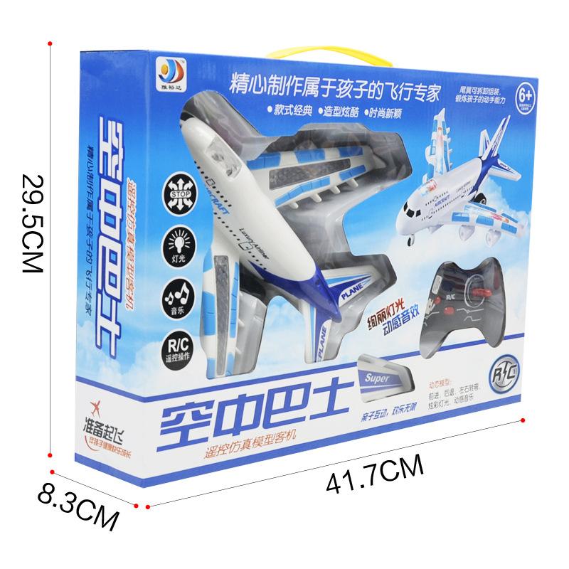 Four-Way Electric Remote Control Aircraft Simulation Airliner, Boeing 747 Airbus Civil Aviation Toy Model