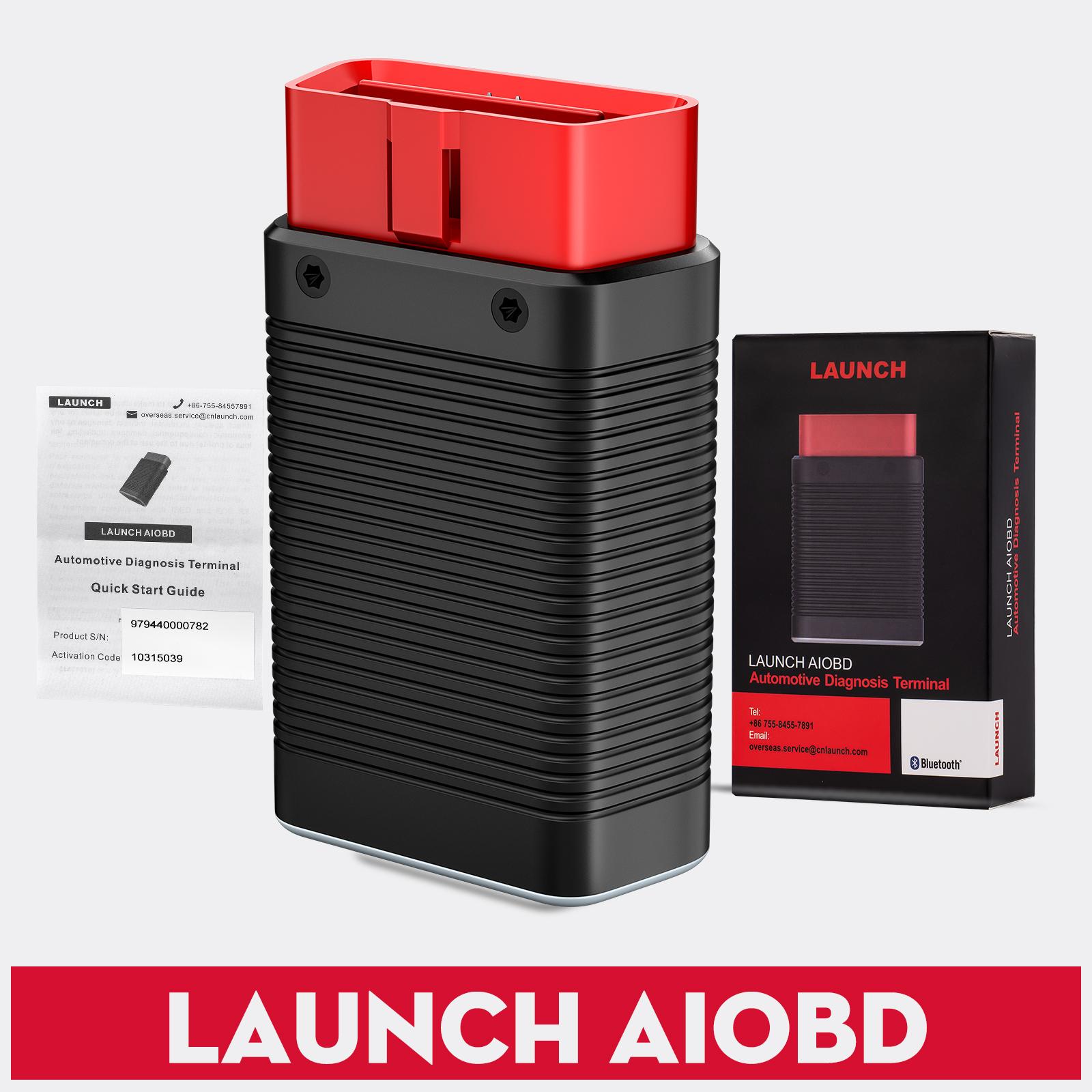 

LAUNCH AIOBD Bluetooth OBD2 Scanner Full System Diagnostics, AI Explains Faults Simply,Works with IOS & Android LAUNCH AIOBD