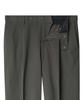 MUSINSA STANDARD Lightweight Loose Tapered Hidden Banding Crop Slacks [Dusty Khaki]