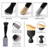 3/4/5/8pcs Vent Clean Car Cleaning Brush Artificial Bristles Bristle Brush  Dashboard