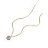 Women's Evil Eye Pendant Necklace - Versatile Thin Clavicle Chain, Perfect for Holidays
