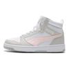 Puma Rebound V6 Comfortable Mid-Top Sneakers Unisex Sneakers Puma-White Ice-Pink Dark-Gray 392326-07
