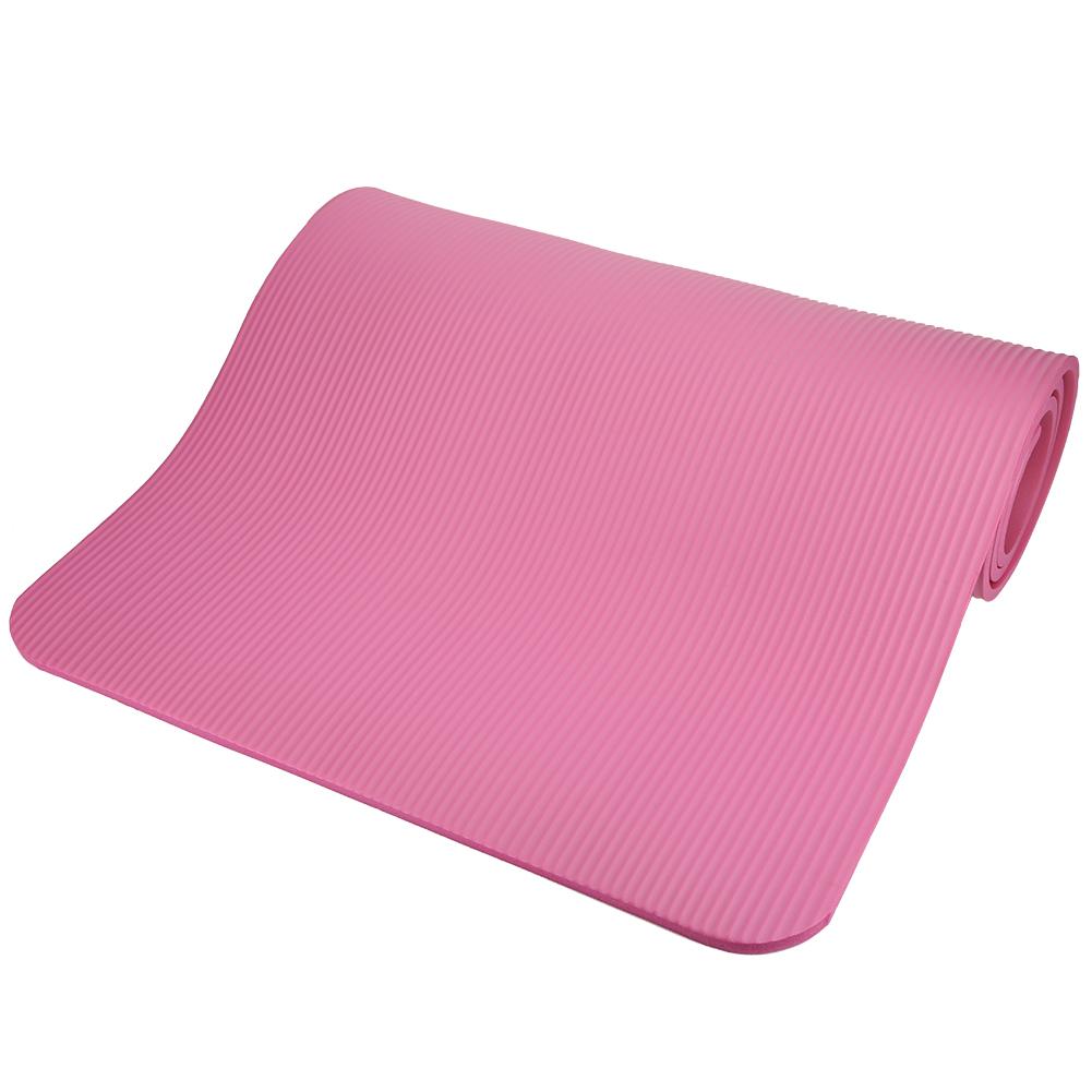 Lengthen NBR Pad Widened Non-Slip Mat Multifunction Fitness Exercise Cushion 183 X 61 X 1cm(Purple )