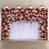 Elegant red and white rose party background: perfect for birthdays, anniversaries,bachelorette parties, etc-bracket not included