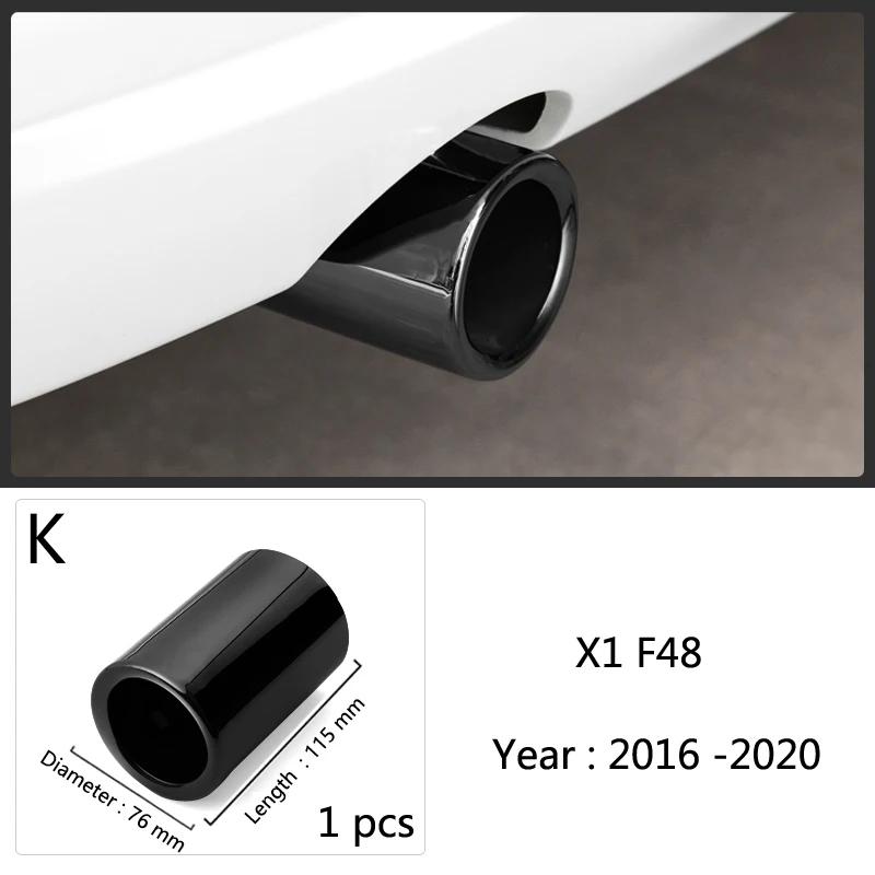 

Car Exhaust Muffler Cover Outputs Tail Frame Trim Accessories For BMW 1 2 3 4 5 Series X1 3GT F20 F22 F30 F32 F34 F36 F10 F48 K Type