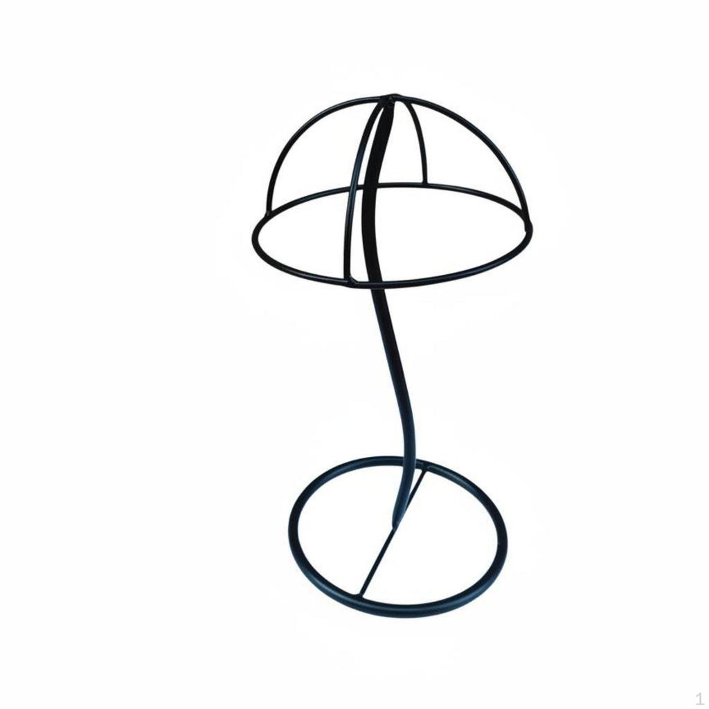 Metal Hat Display Stand Stable Base Freestanding Space-Saving
