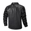 Leather Men's Jacket Autumn New Trendy Motorcycle Jacket Windproof Handsome Slim Fit Handsome Pu Jacket Jacket