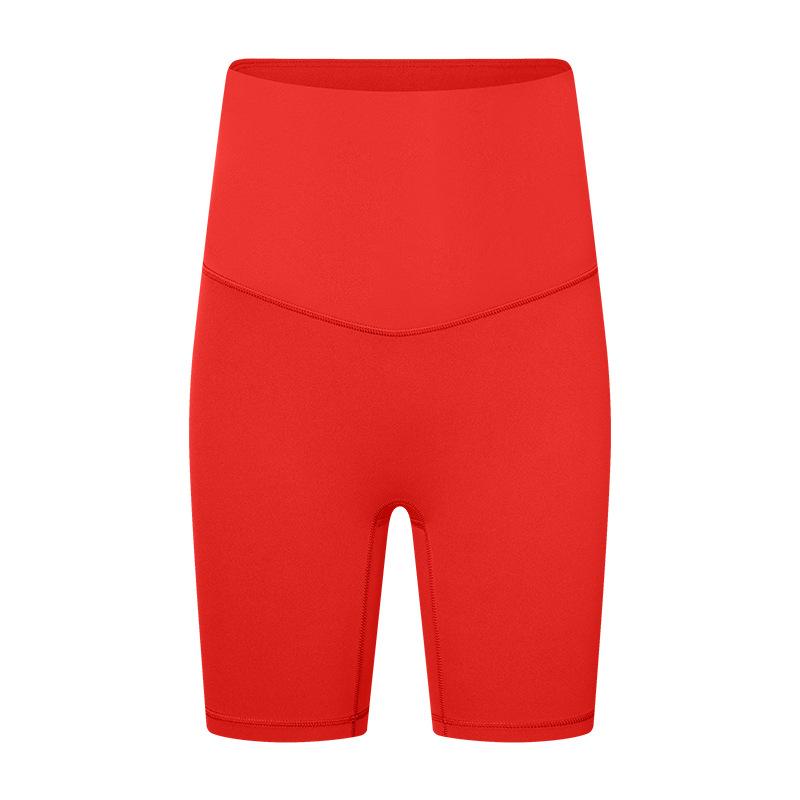 Fitness Yoga Shorts Stretch High Waist Nude Feeling Sports Shorts