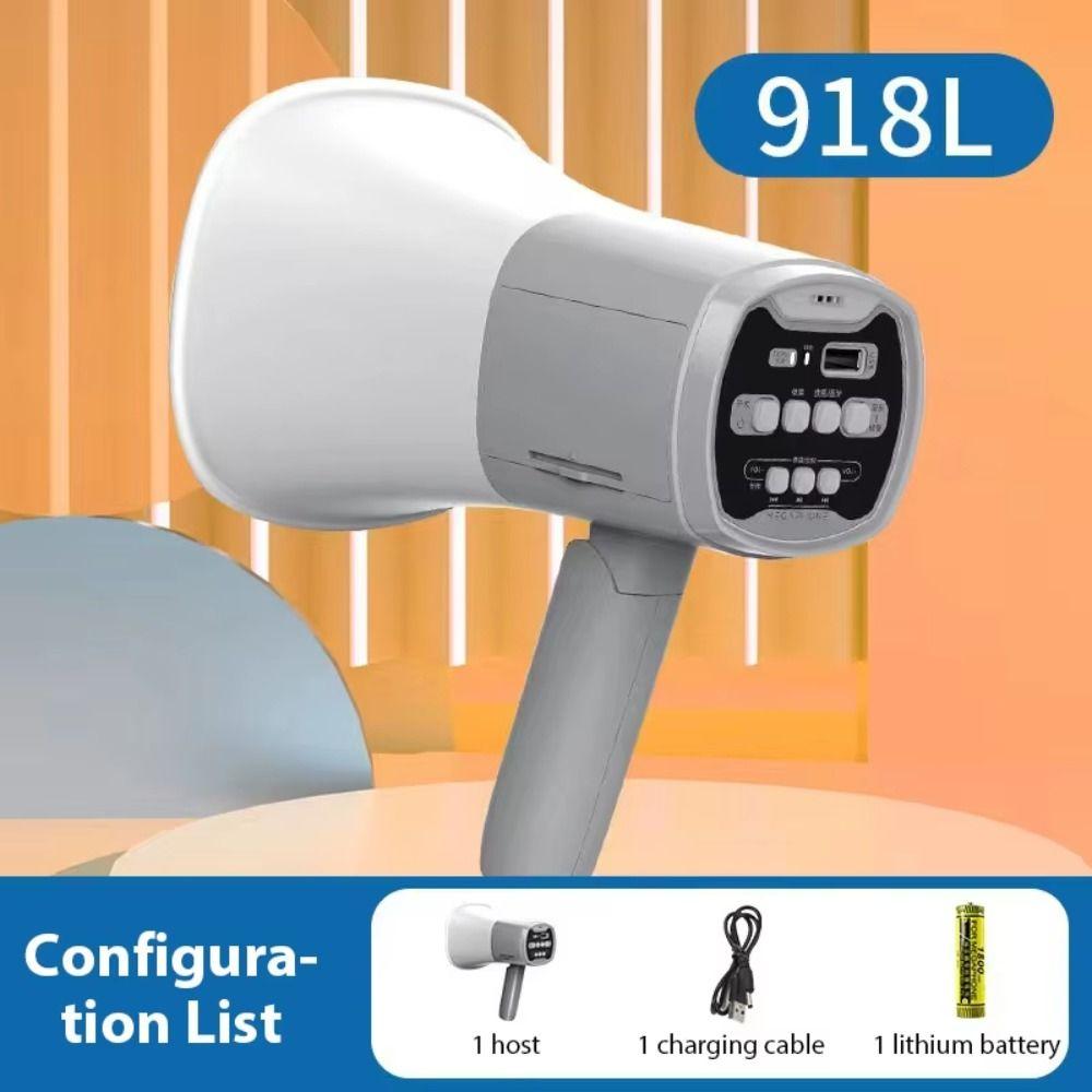 Portable Design Handheld Sound Amplifier Foldable Handle Bullhorn Speaker Cheerleading