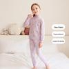DEESHA Girls' 100% Cotton 5A Antibacterial Thermal Underwear Set