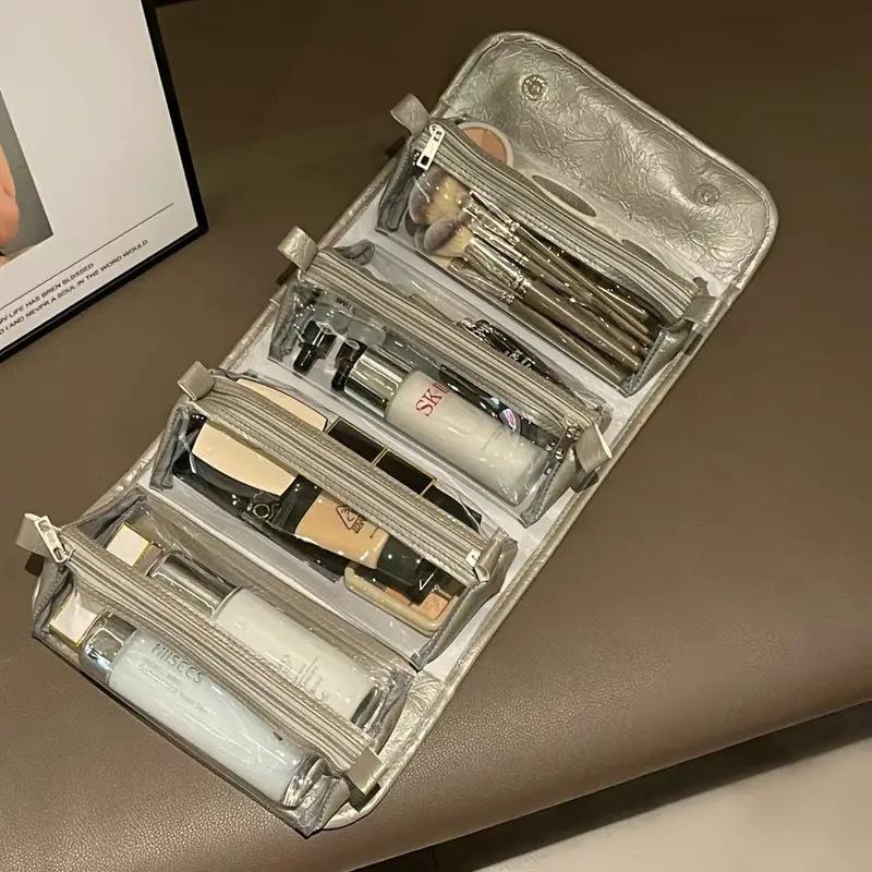 New removable folding cosmetic bag cross-border large-capacity storage bag women portable travel out portable four-in-one