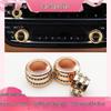 Baoma 5, 6, 7 Series Center Console Audio Knob Diamond Ring Decoration In Gold