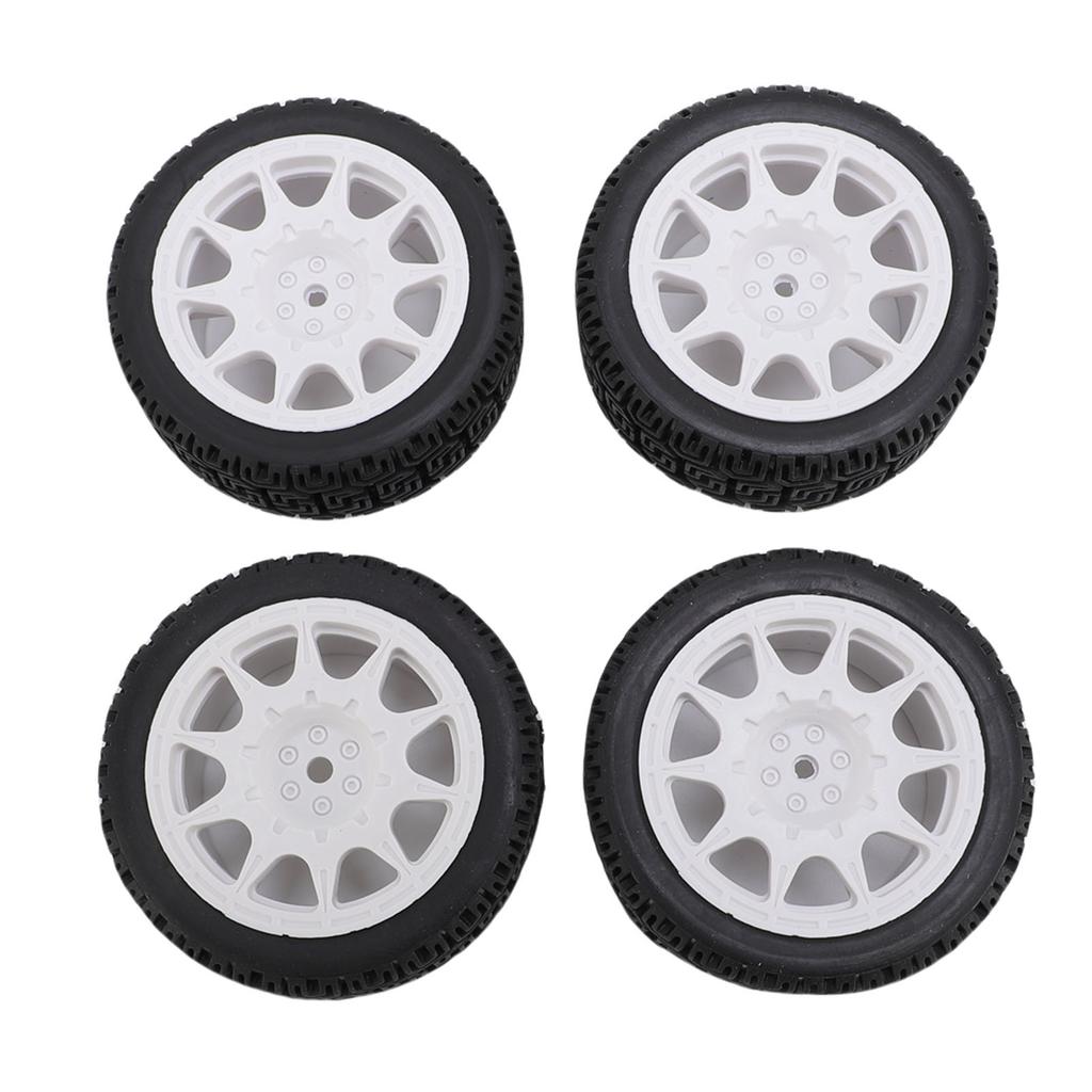 4PCS RC   Tires Fit for    01 XV02 70mm 1:10 Scale Plastic Nylon RC Car Wheel Hub Tire