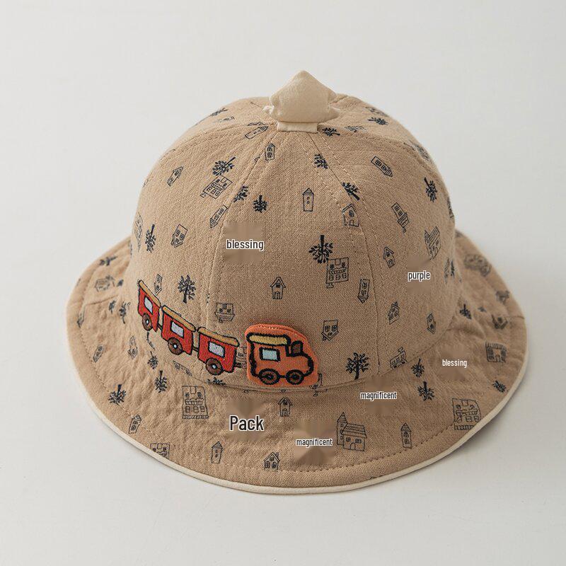 Korean Style Children's Sun Protection Lace Bucket Hat for Girls