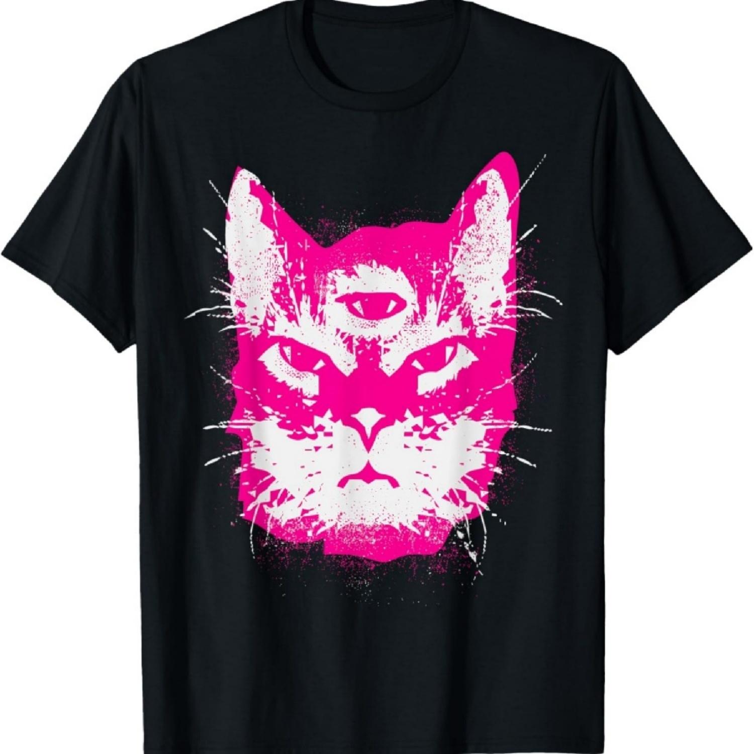 

Футболка с котенком Третий глаз S