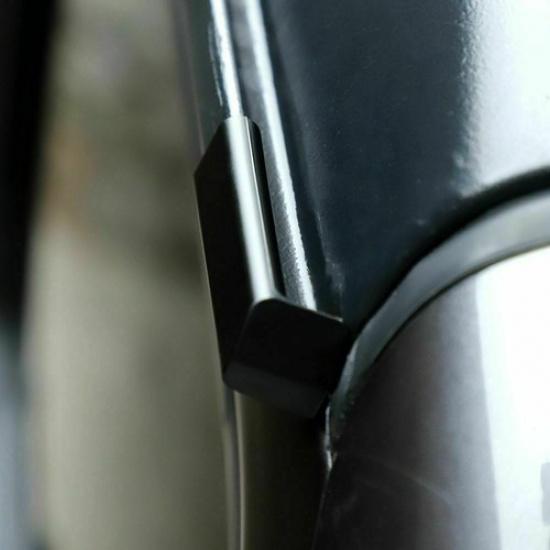 2x Roof Water Rain Gutter Extension Channel Kit for Jeep Wrangler JL & JT 2018+