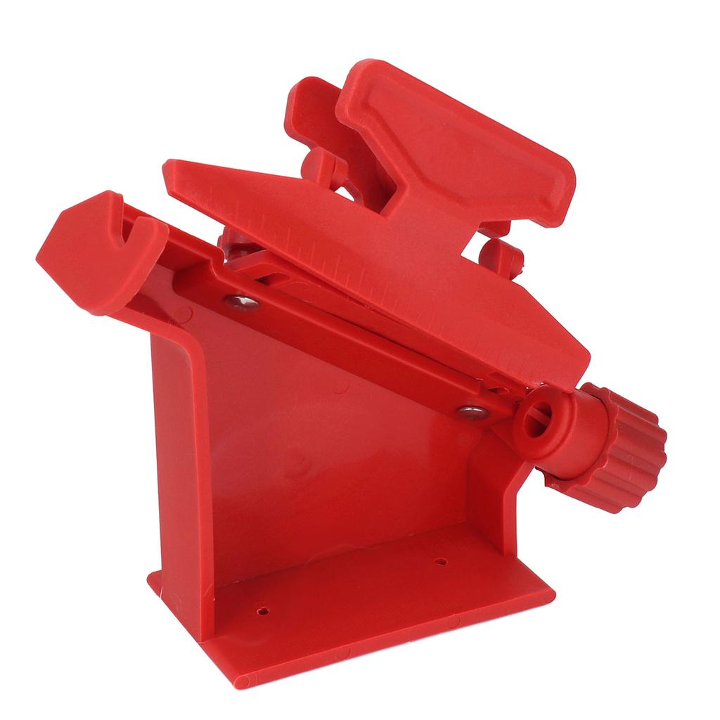 Adjustable Fletching Jig ABS Magnetic Straight Helix Fletching Jig with Clamps for Archery Arrow Red