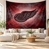 Detroit Red Wings Wandteppich, Weiches Stoff Wandbehang, Dekorative Kulisse Für Schlafzimmer Heim Wandkunst