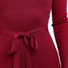 Women's Dress Autumn and Winter Fashion Slim Straps Long-sleeved Dress