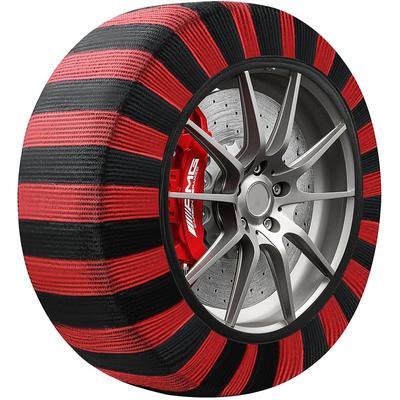 Snow Cloth Tire Snow Chains for Light Easy No Jacking Low Vibration and Tire Damage Chain Regulations L Compatible Socks, Chains, Non-metallic,