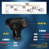 7/8" Motorcycle ATV Dual Button On Off Switch Handlebar Headlight Fog Spot Light