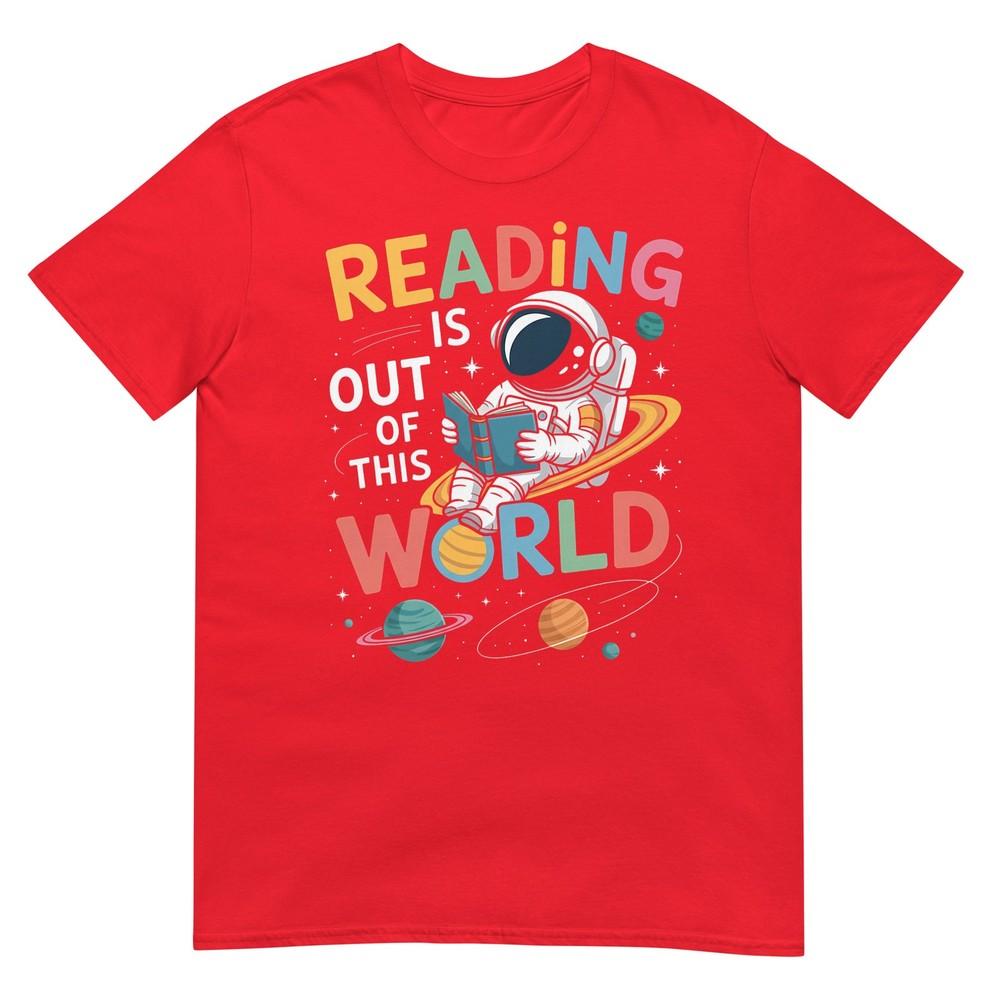 Reading Is Out Of This World Space Funny Books Lover Kids TShirt S