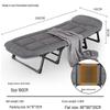 Portable Single Folding Nap Cot and Recliner for Office or Home Use
