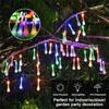 Solar Powered Water Drop String Lights 20 30 50 LED Outdoor Waterproof Decorative Lights for Garden Wedding Party Birthday Camping